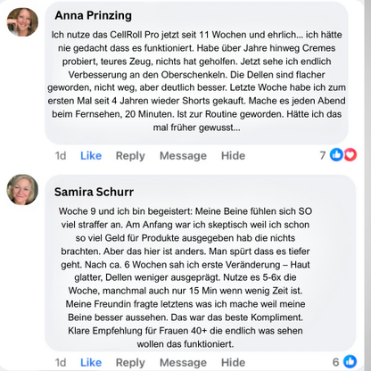 CellRoll Pro™ – für sichtbar glattere Haut